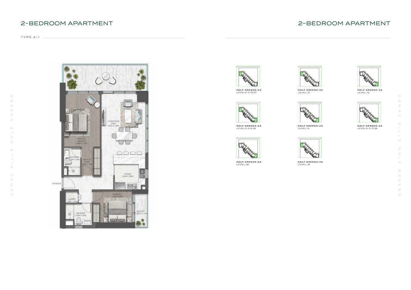 Golf Greens Tower 2 floor plan 2