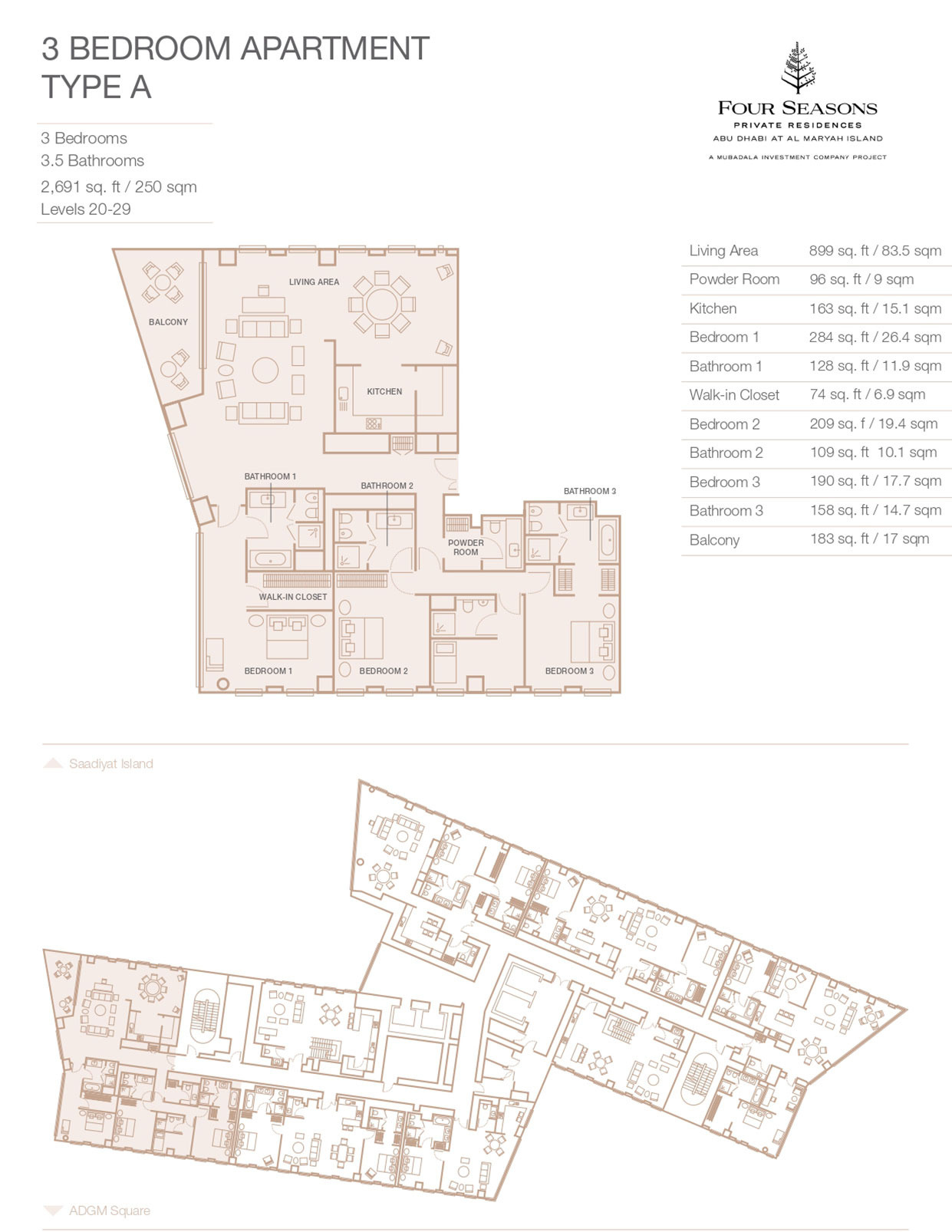 Four Seasons Private Residences floor plan 4