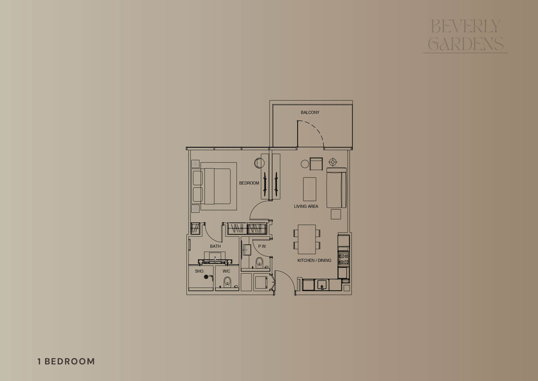 Beverly Gardens floor plan 2