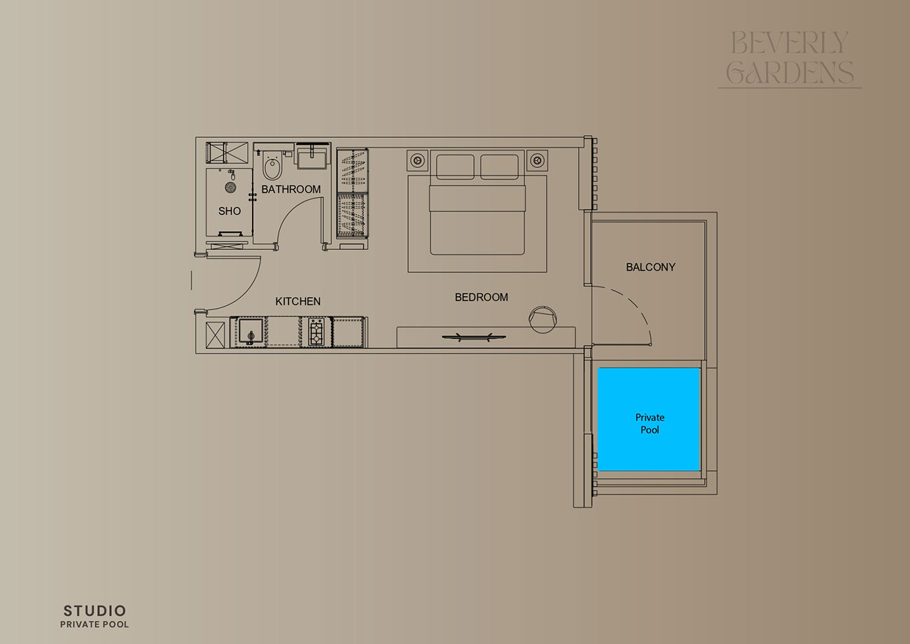 Beverly Gardens floor plan 1