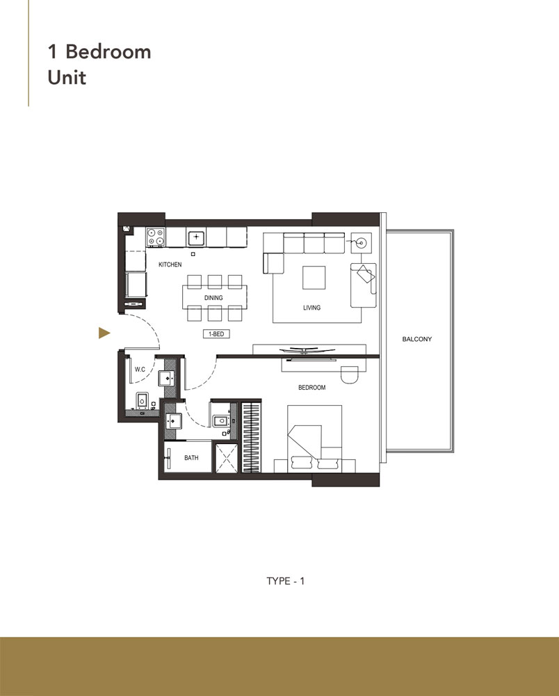 Binghatti Phoenix floor plan 2