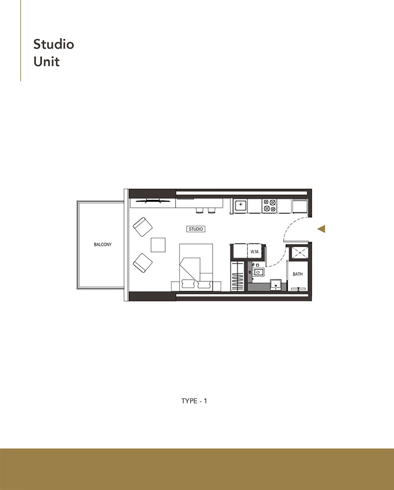 Binghatti Phoenix floor plan 1