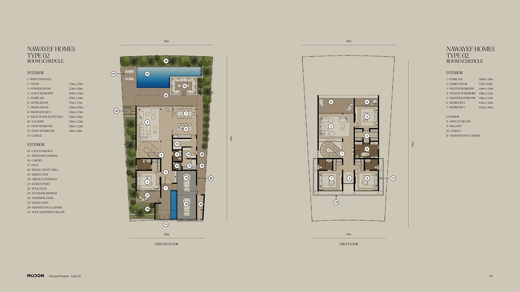 Nawayef Homes by Modon floor plan 2