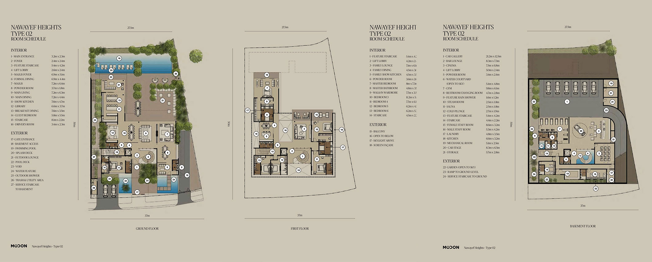 Nawayef West Heights floor plan 2