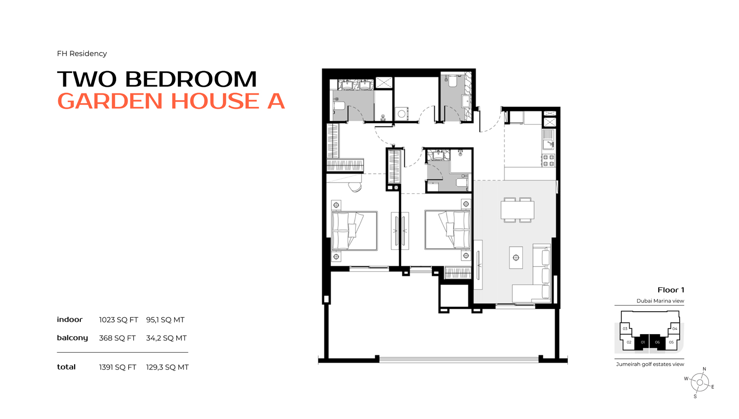 FH Residency at JVT floor plan 4