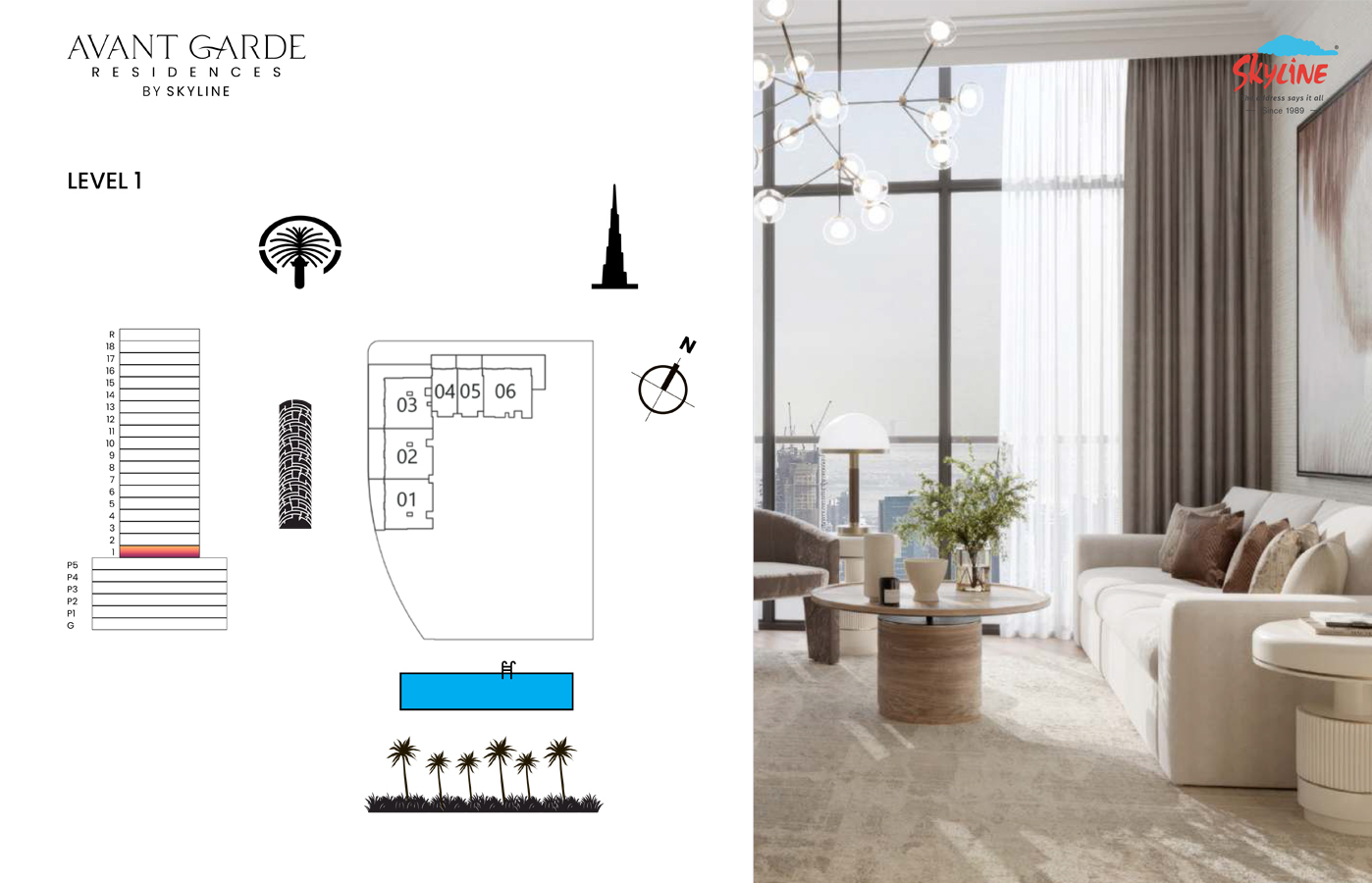Avant Garde Residences by Skyline floor plan 3