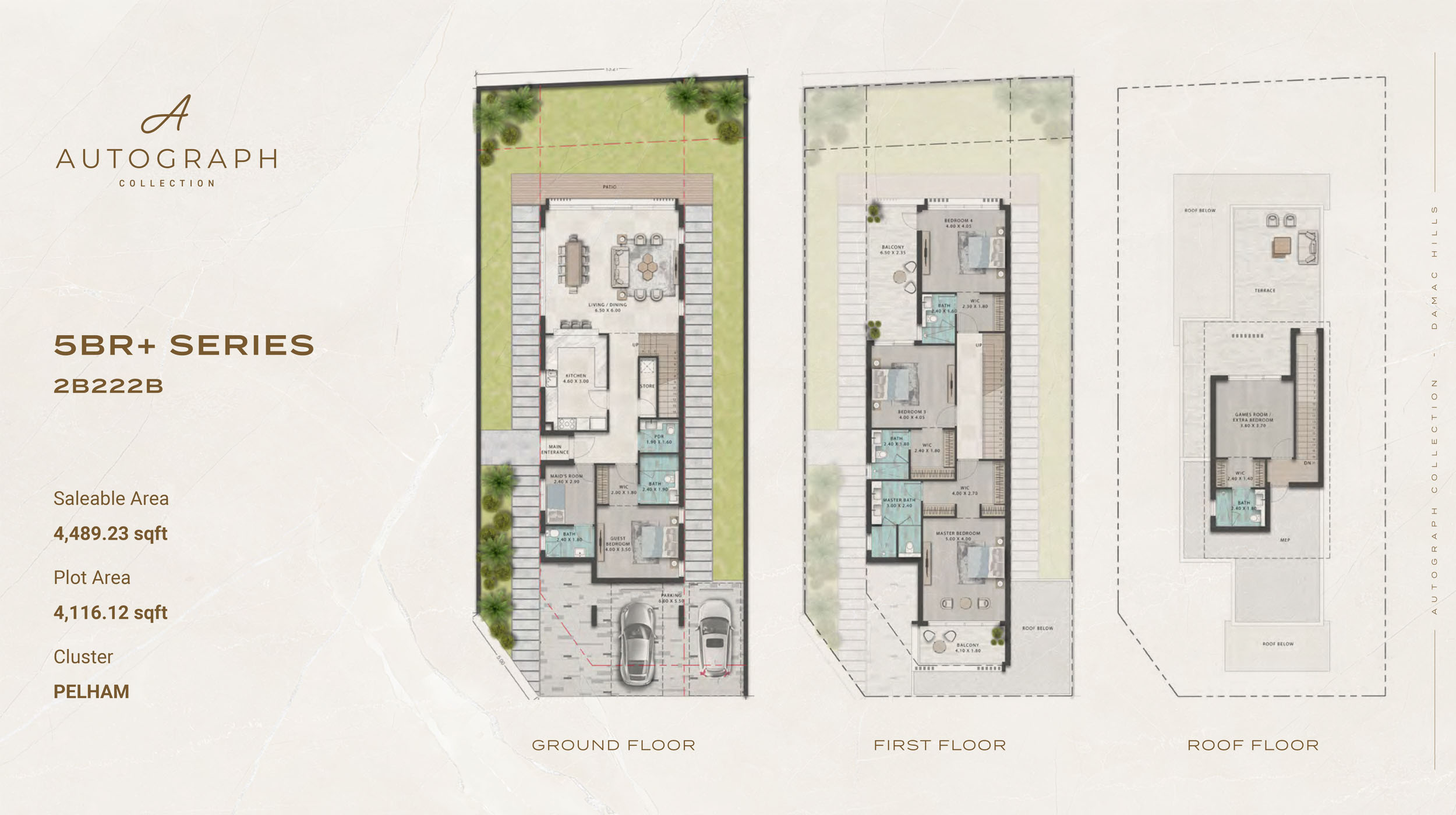 Autograph Collection at Damac Hills floor plan 2