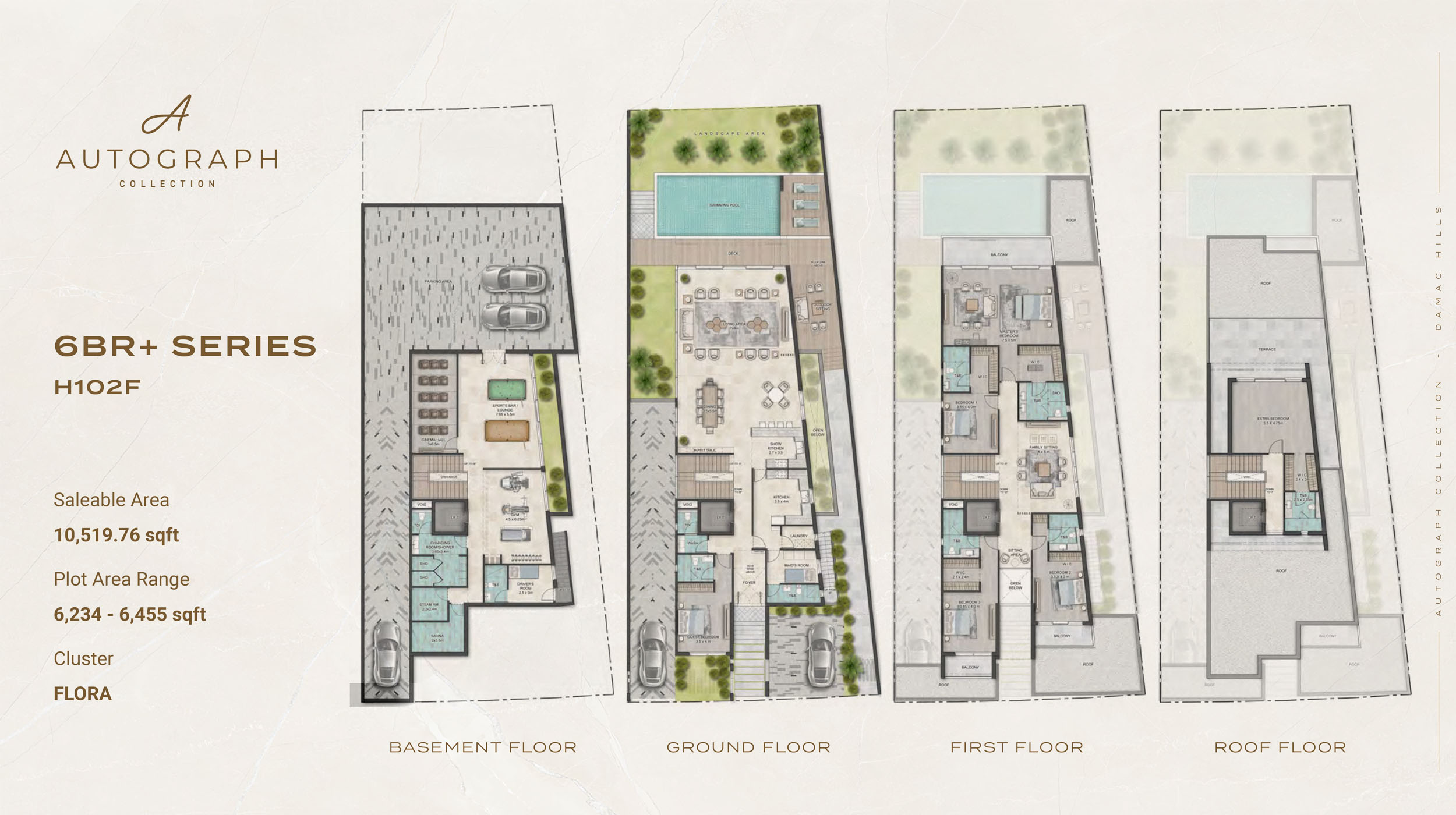 Autograph Collection at Damac Hills floor plan 3