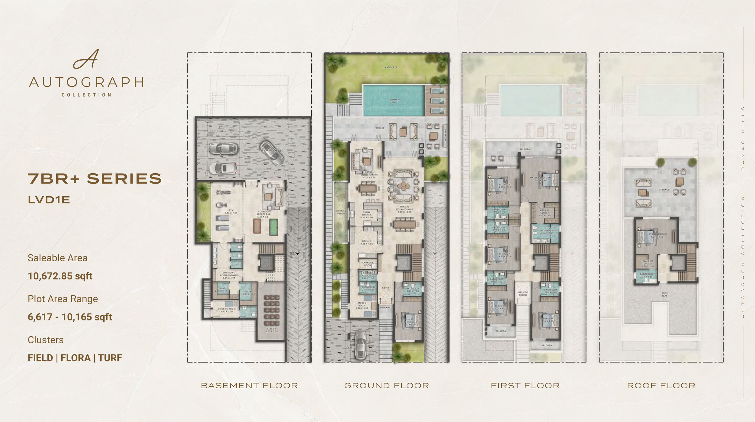 Autograph Collection at Damac Hills floor plan 4
