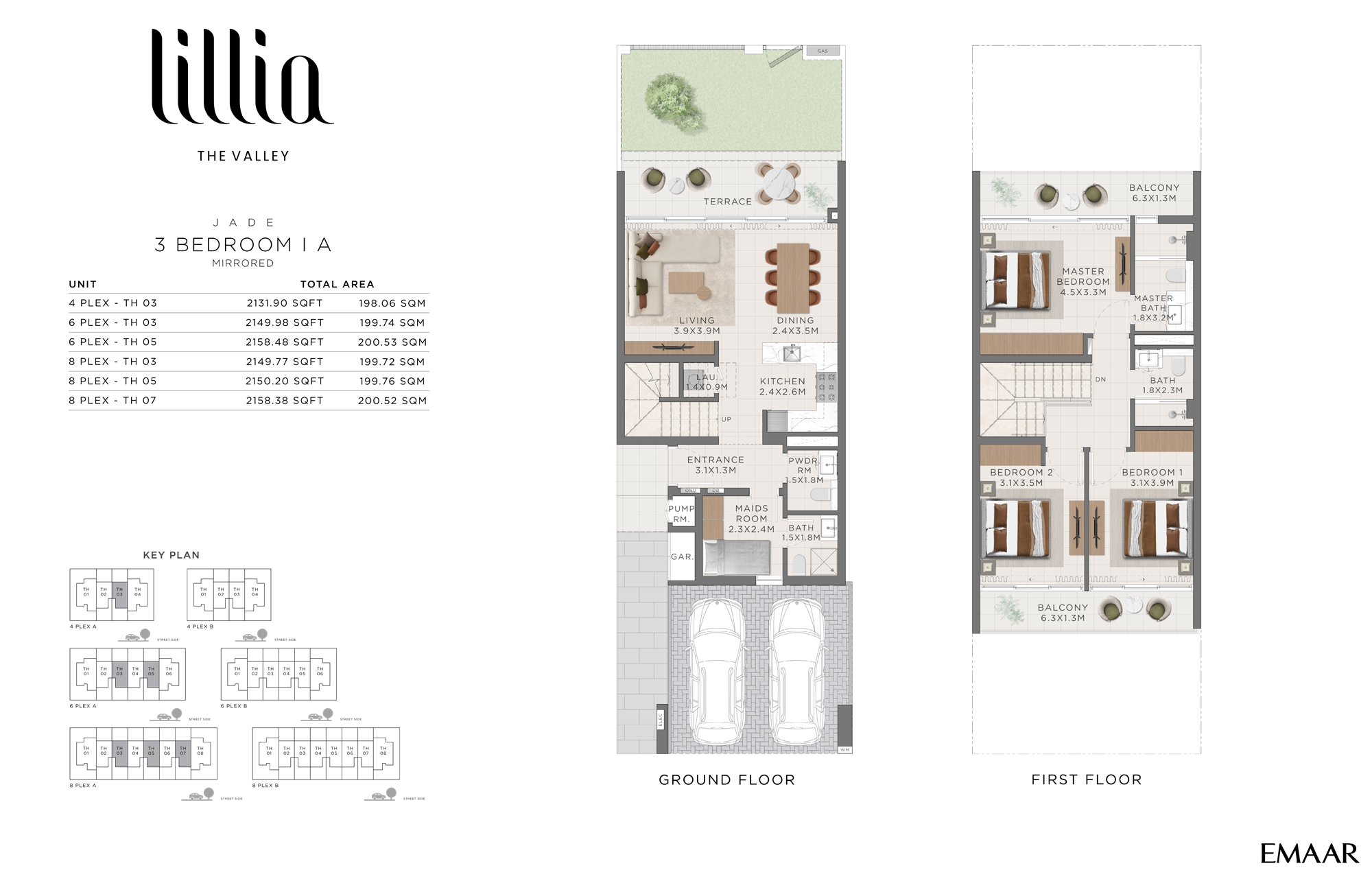 Lillia at The Valley floor plan 1