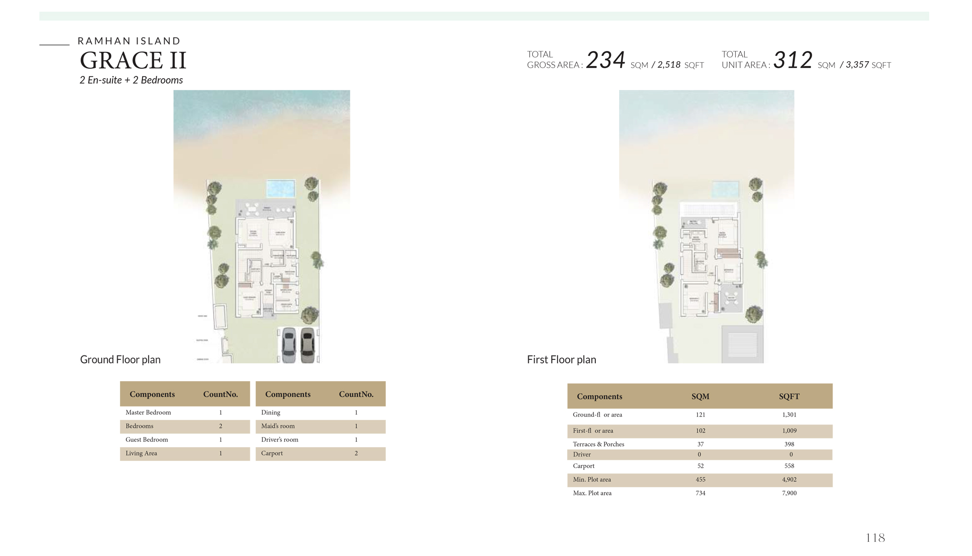 Ramhan Island Villas Phase 3 floor plan 1