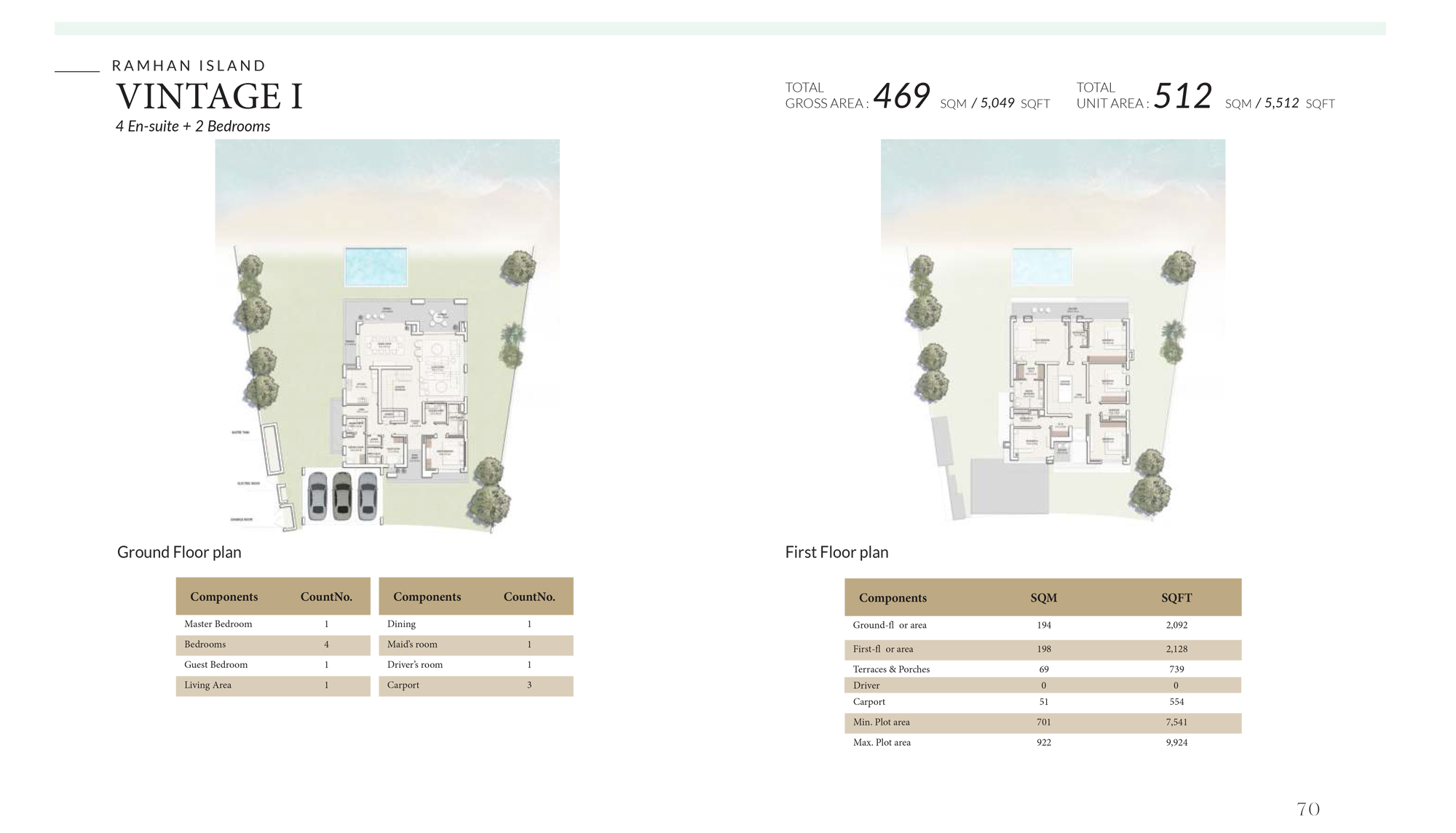 Ramhan Island Villas Phase 3 floor plan 3