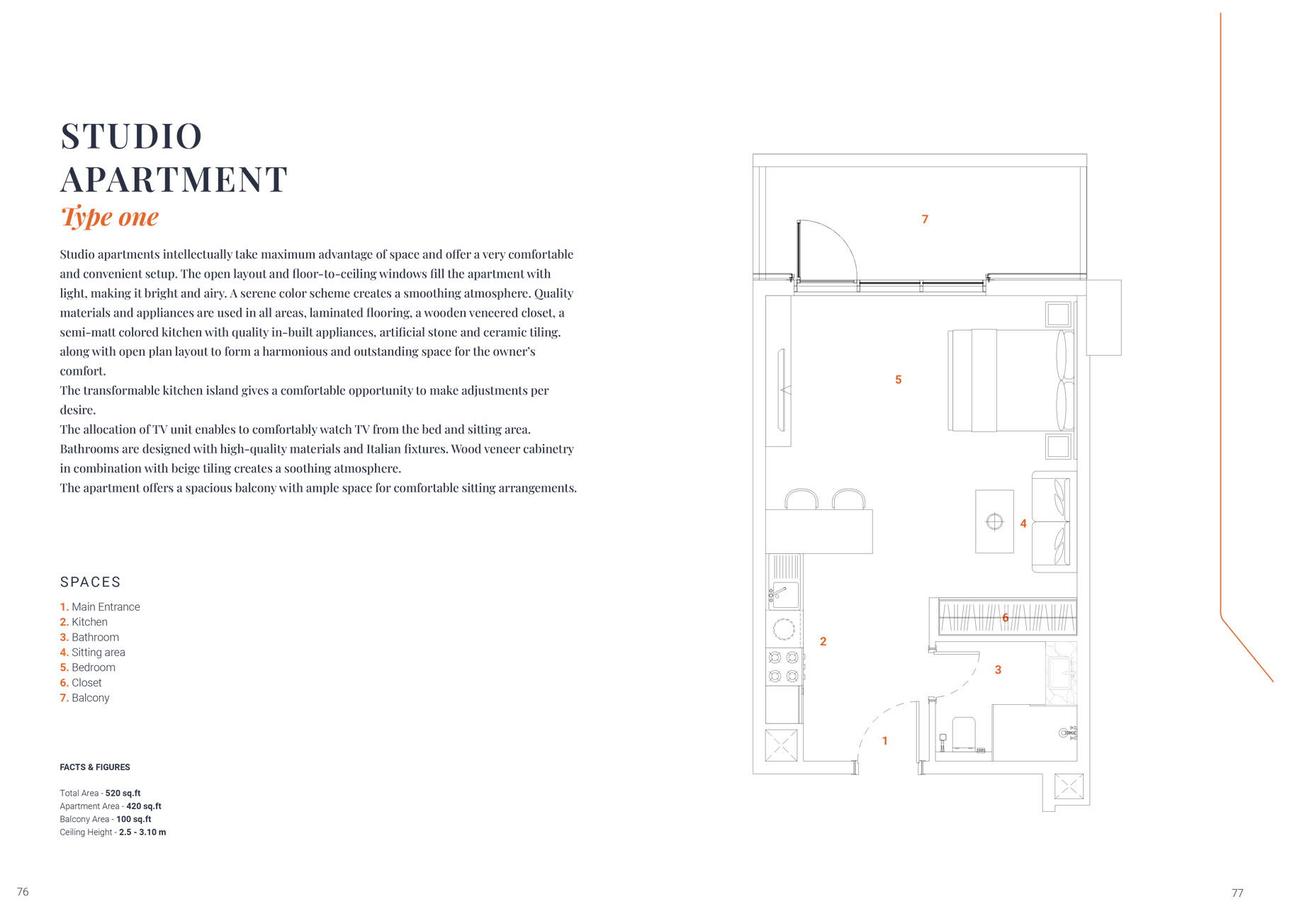 The Orchard Place at JVC floor plan 1