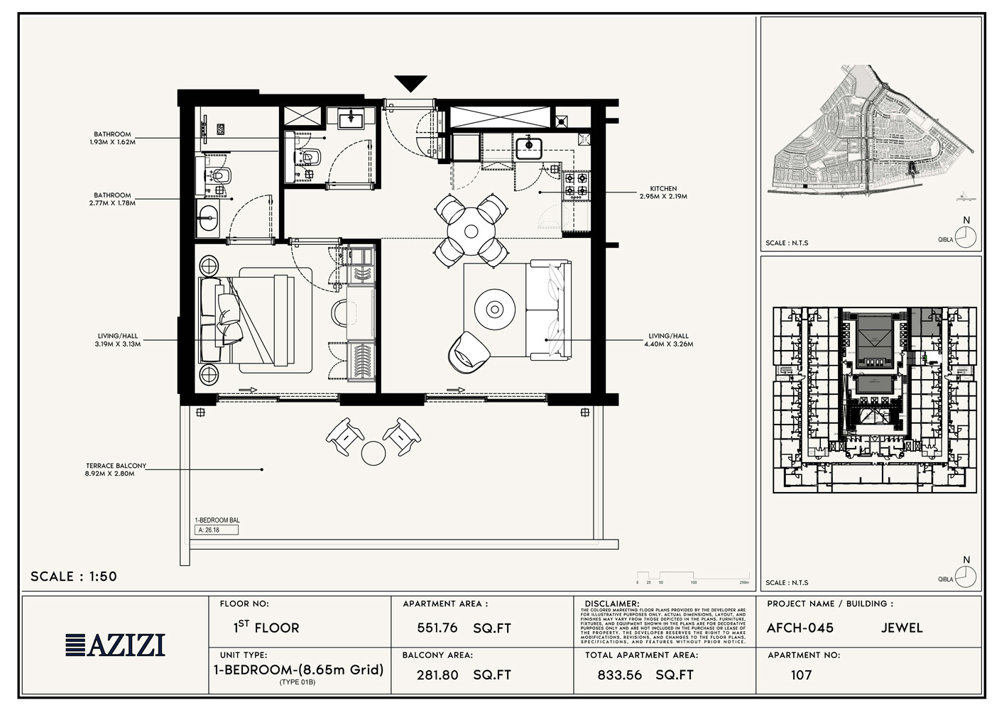 Azizi Jewel floor plan 2