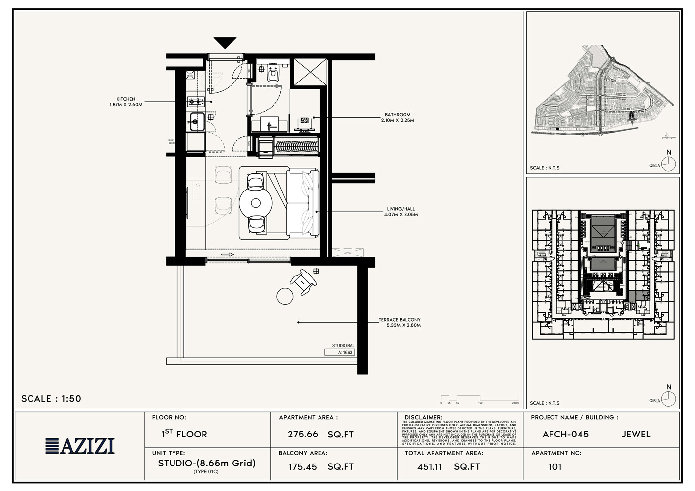 Azizi Jewel floor plan 1