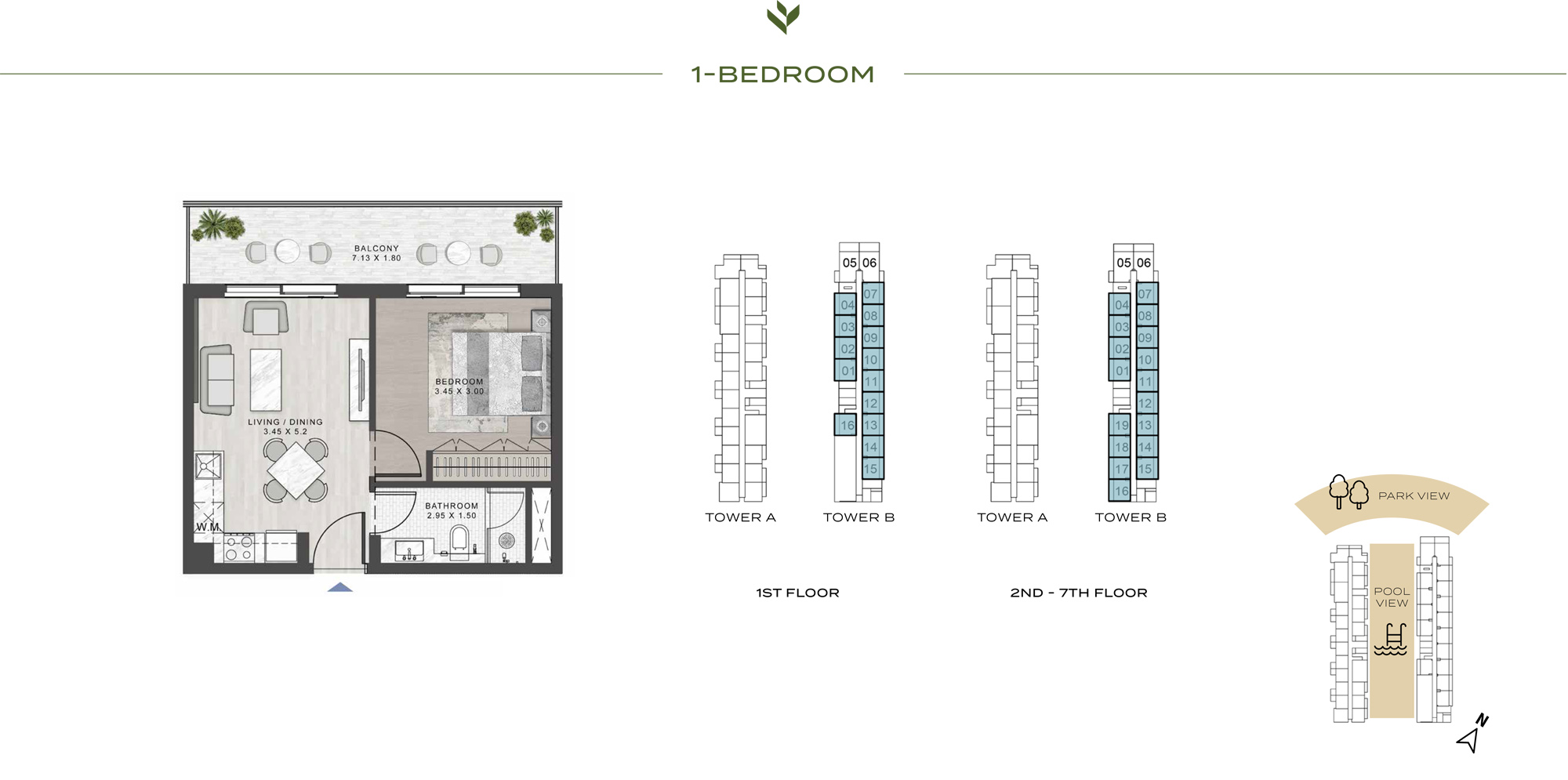 Evergreens at Damac Hills 2 floor plan 1