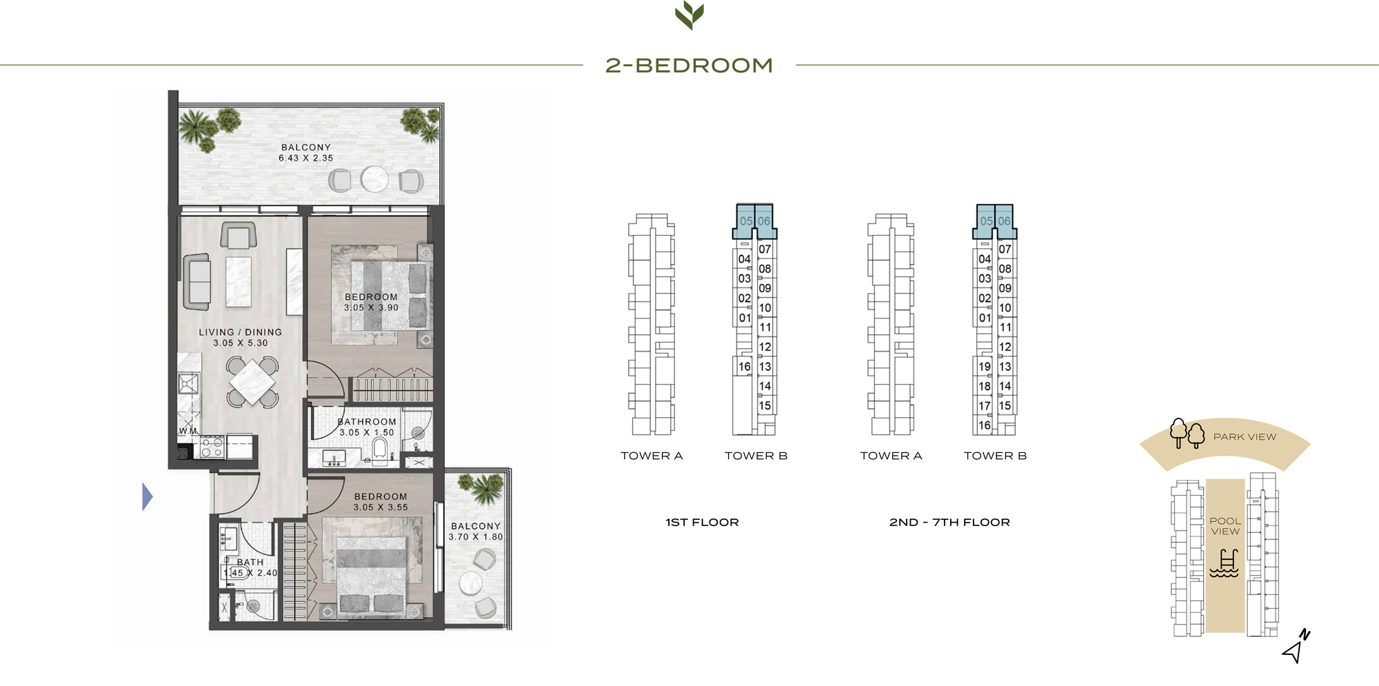 Evergreens at Damac Hills 2 floor plan 2