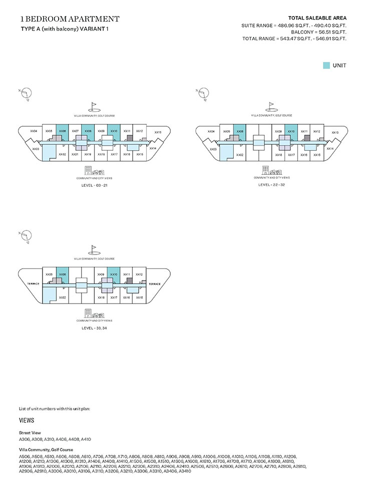 Sobha Orbis floor plan 2