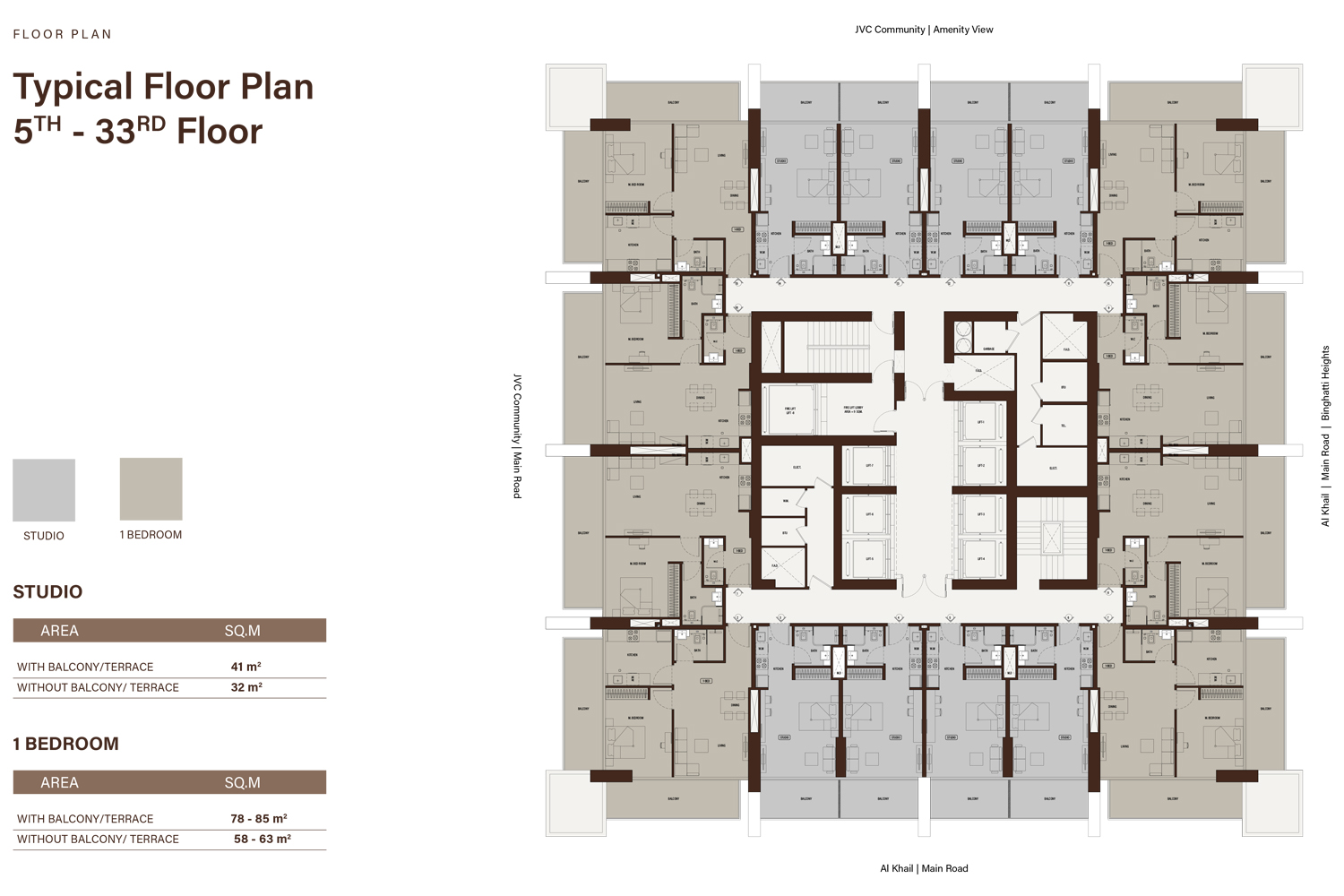 Binghatti Apex floor plan 3