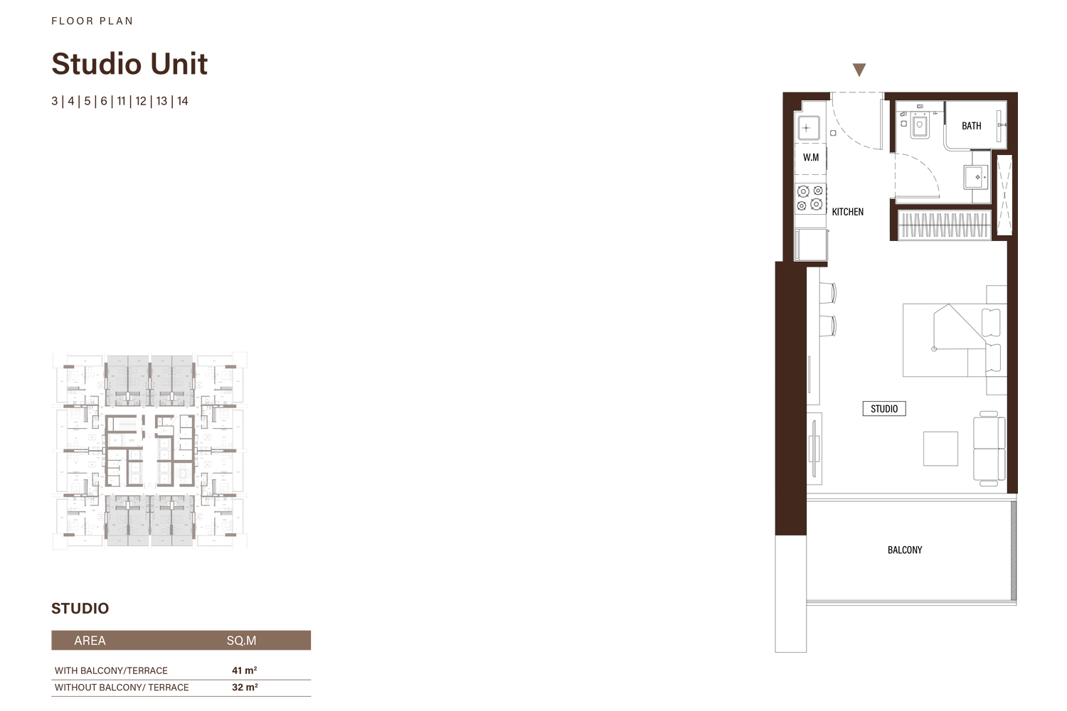 Binghatti Apex floor plan 1