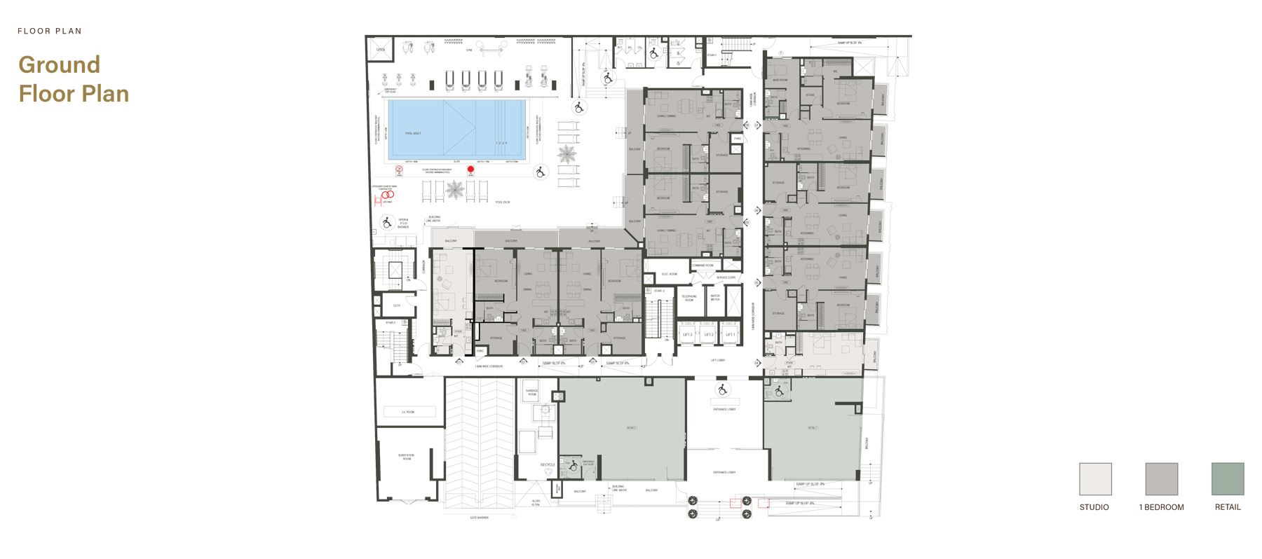 Binghatti Dawn floor plan 3