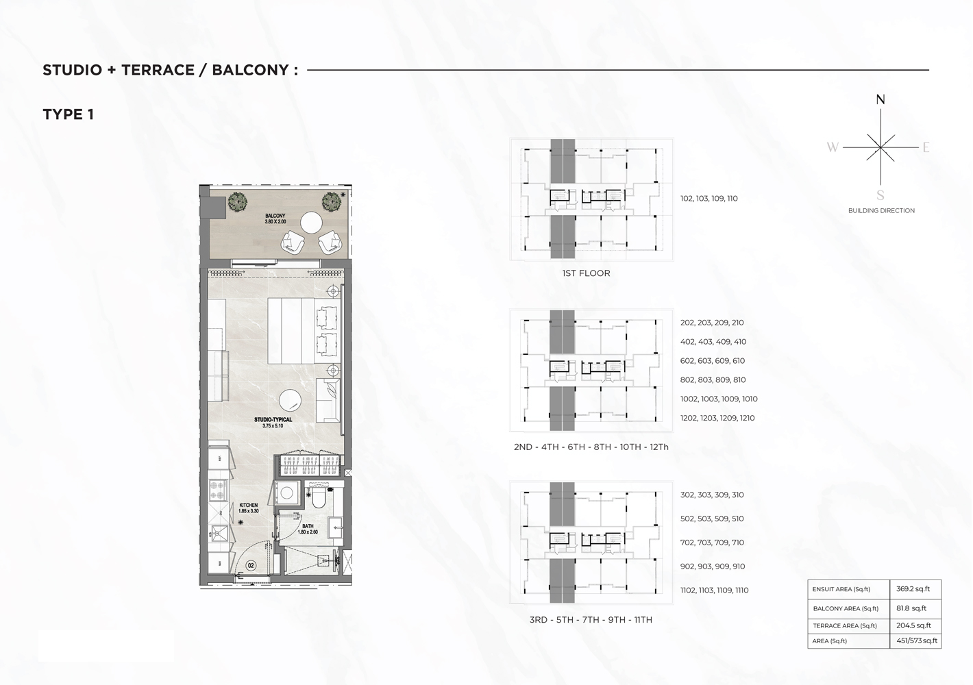 Gharbi I Residences floor plan 1