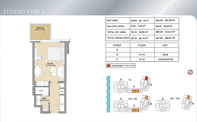 Sparkle Towers floor plan 1