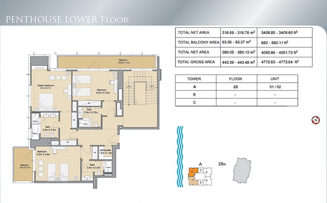 Sparkle Towers floor plan 3