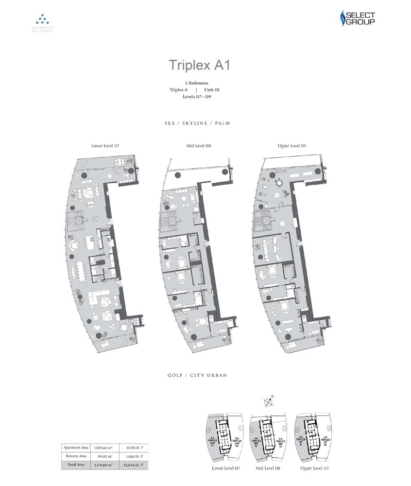 Six Senses Residences Dubai Marina floor plan 6