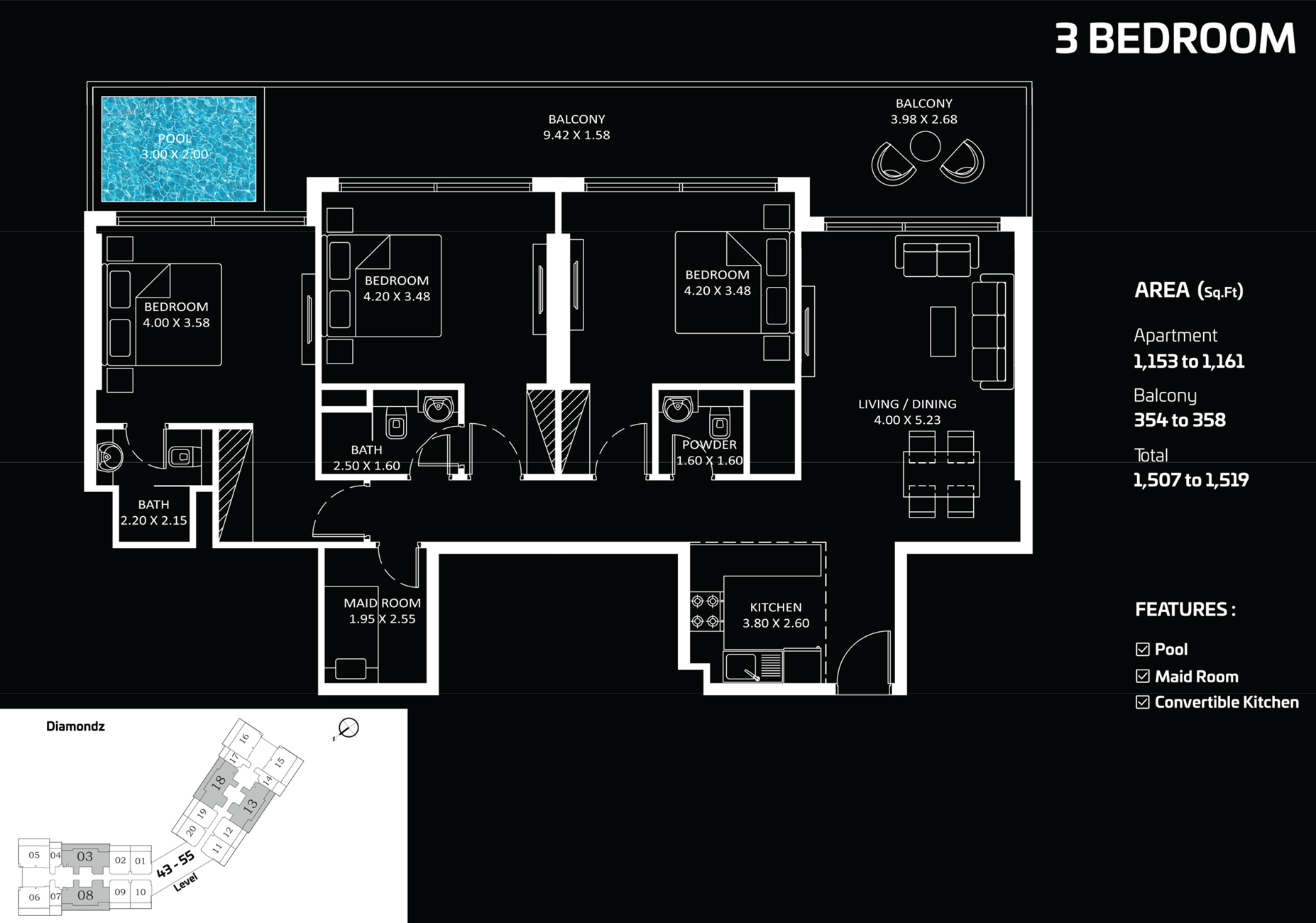 Diamondz by Danube floor plan 5
