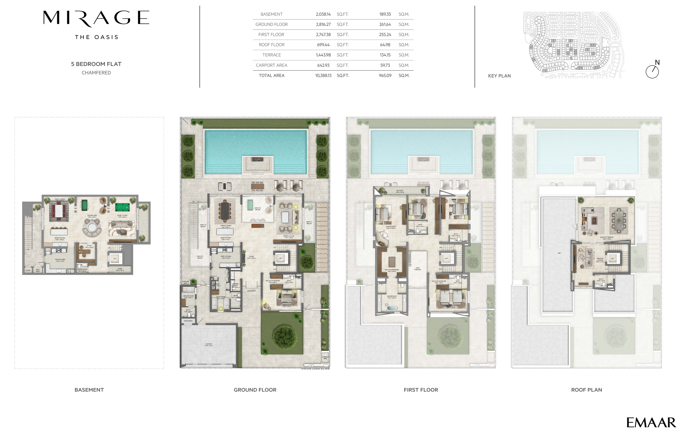 Mirage The Oasis floor plan 1