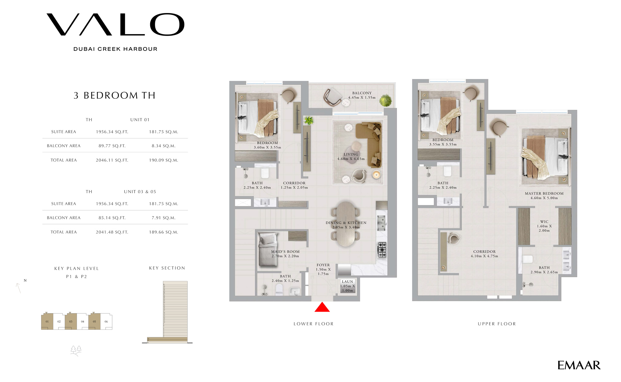 Valo at Dubai Creek Harbour floor plan 4