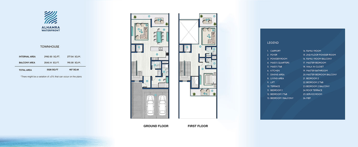 Al Hamra Waterfront floor plan 5