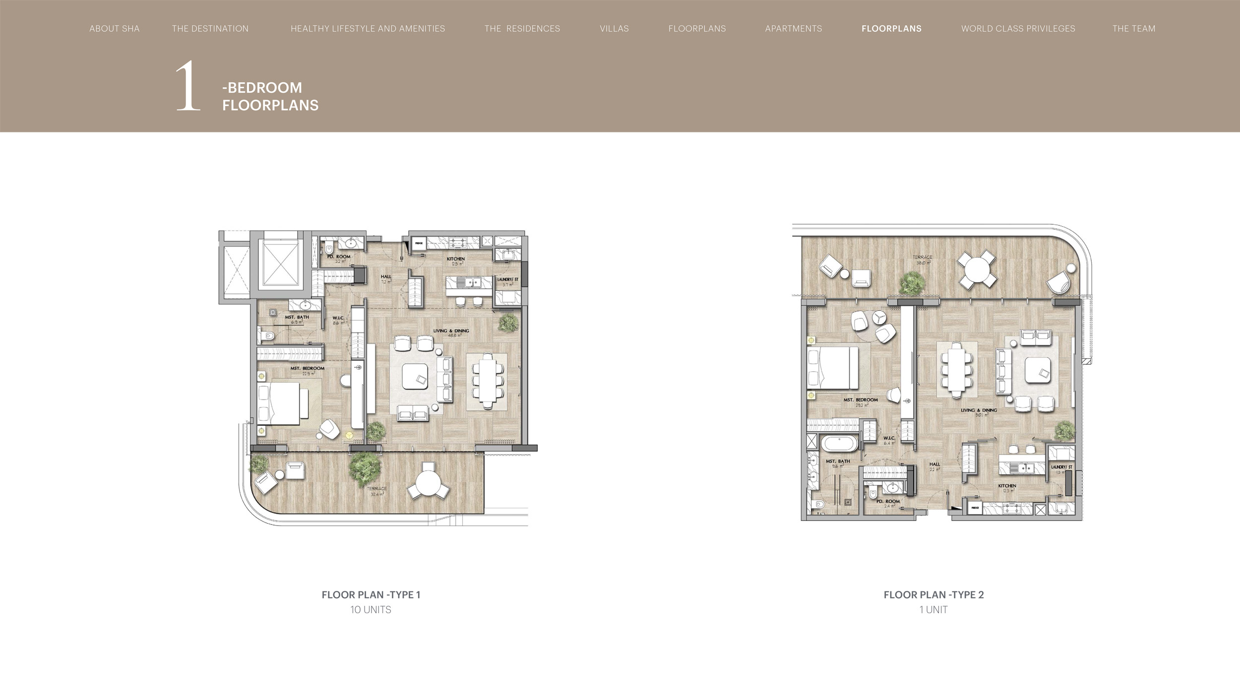 SHA Residences Emirates floor plan 1