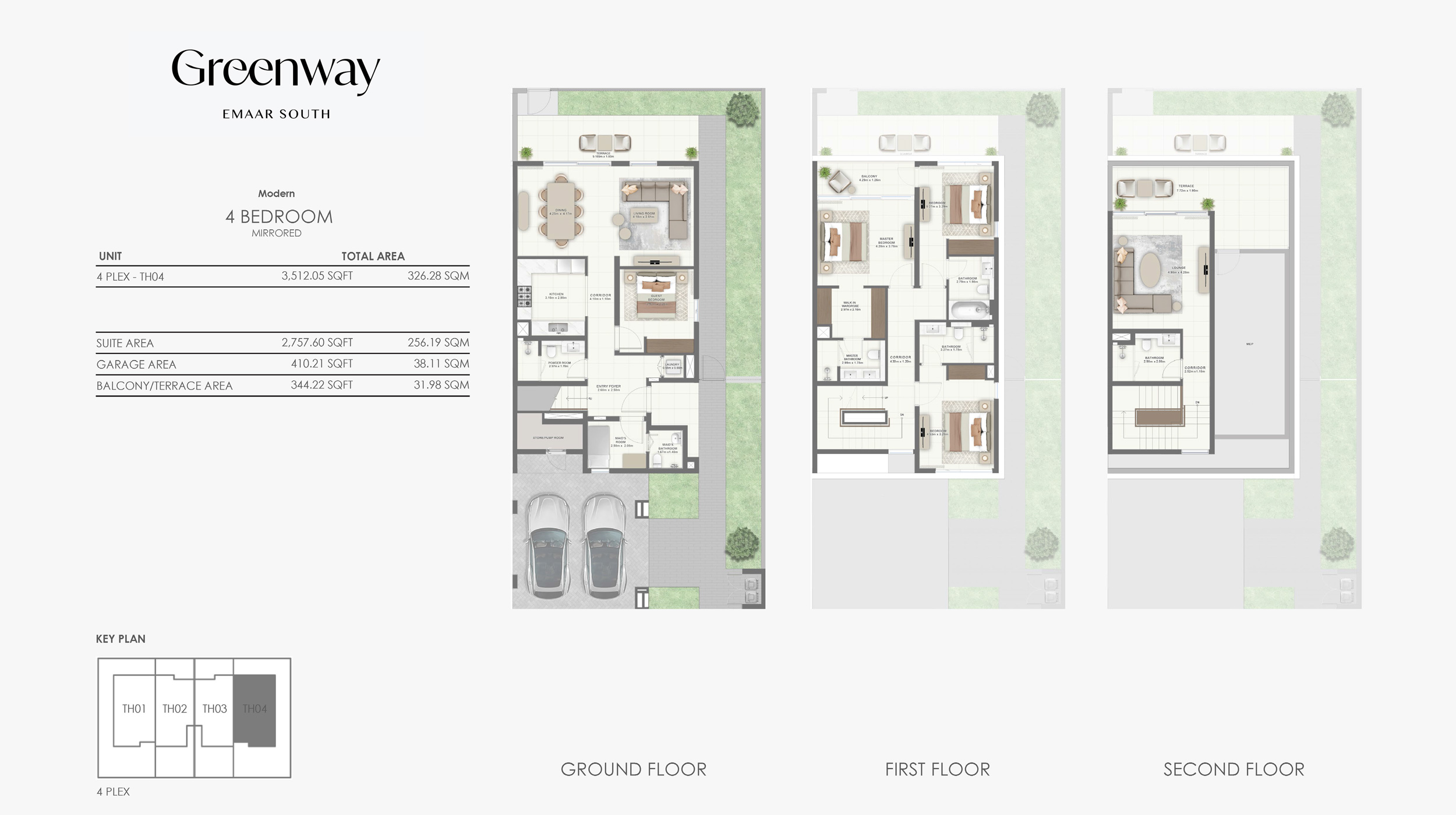 Greenway at Emaar South floor plan 2