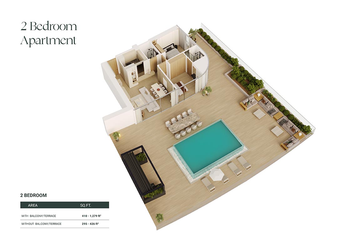 Binghatti Hills floor plan 4