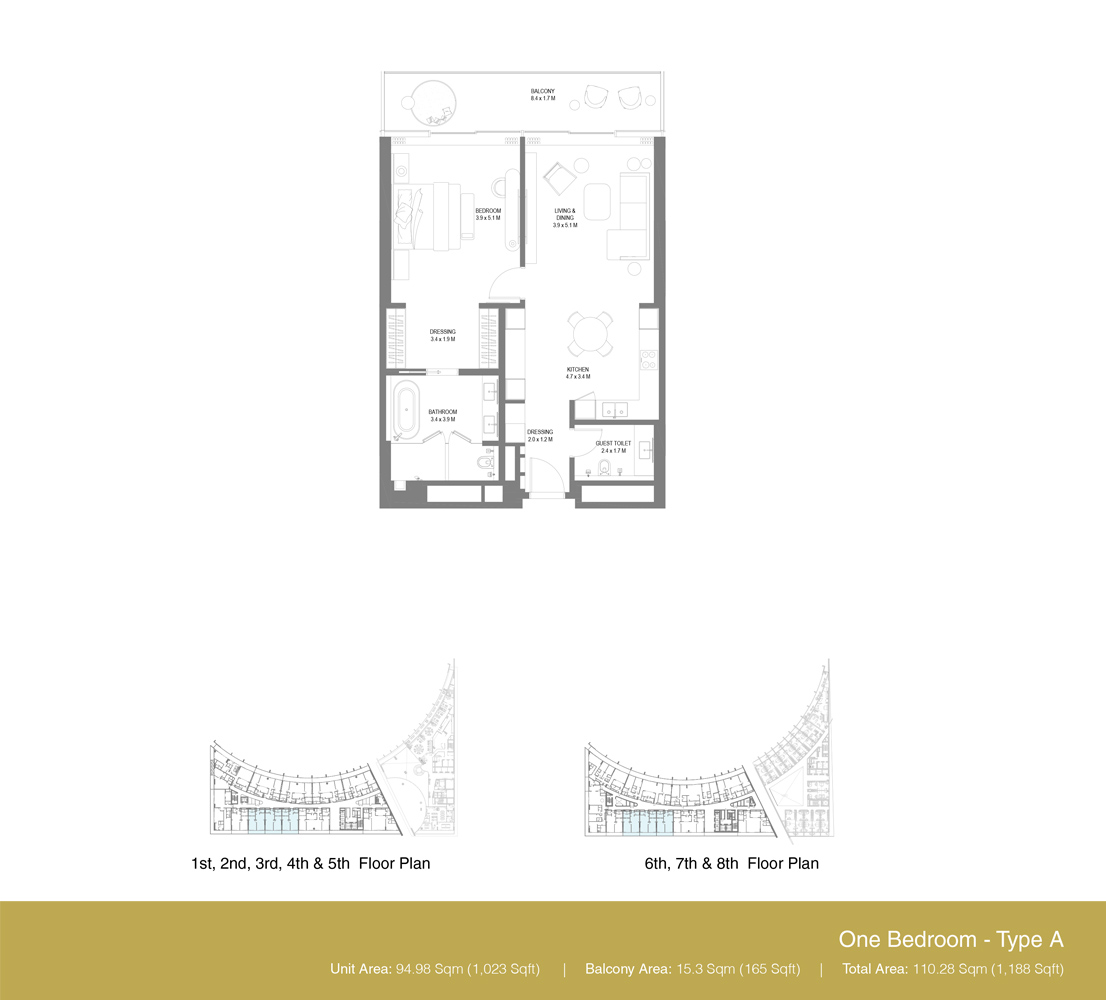 Anantara Sharjah Residences floor plan 1