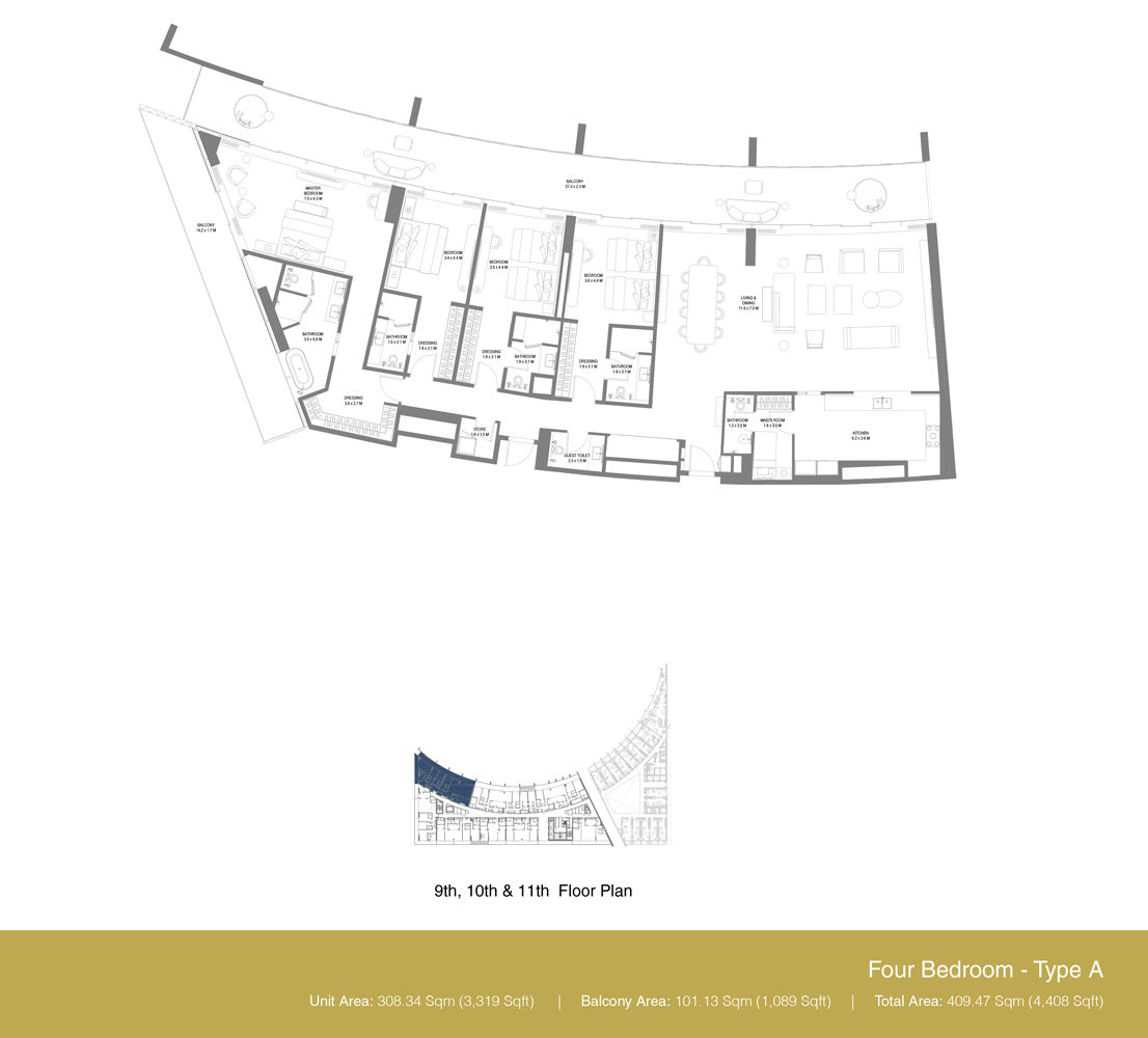 Anantara Sharjah Residences floor plan 6