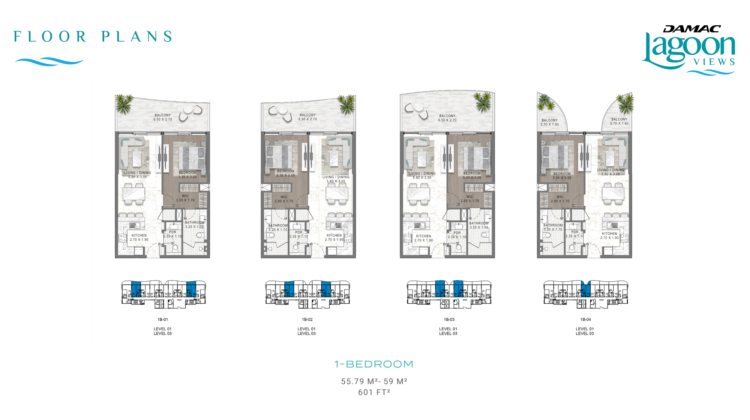 Damac Lagoon Views 2 floor plan 1