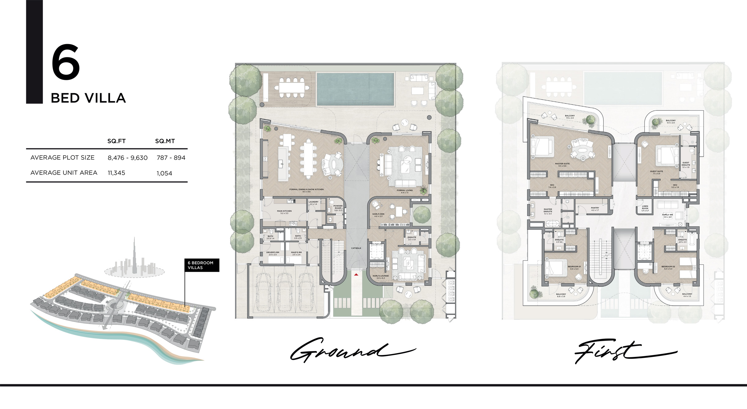 Karl Lagerfeld Villas floor plan 2