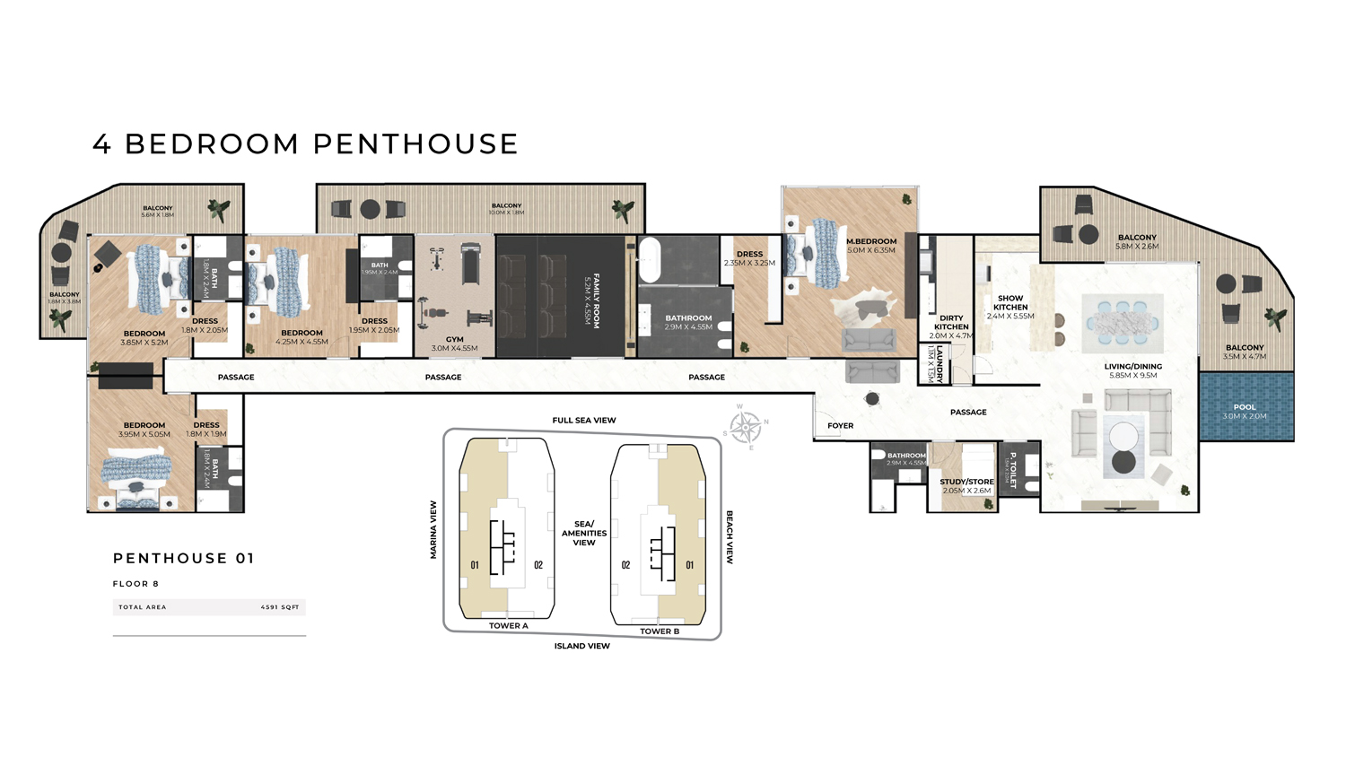 Hatimi Residences floor plan 8