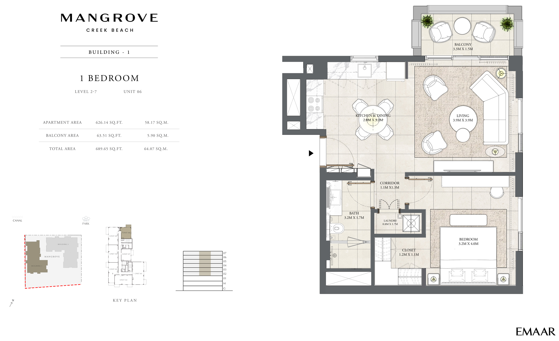 Mangrove at Creek Beach floor plan 1