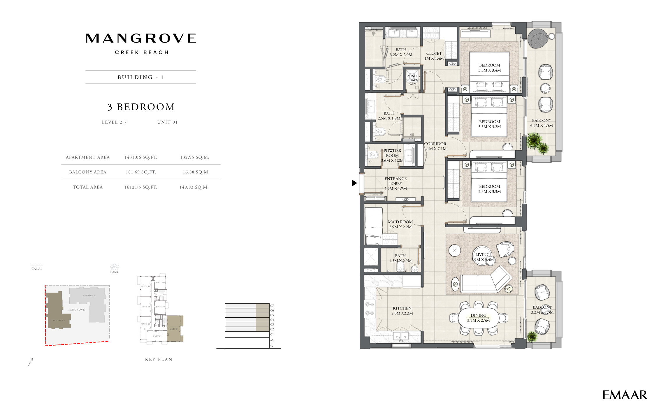Mangrove at Creek Beach floor plan 3