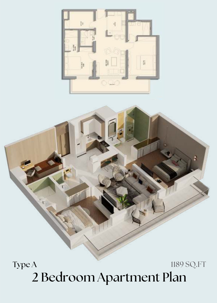 Emerald Vision Tower at JVT floor plan 3