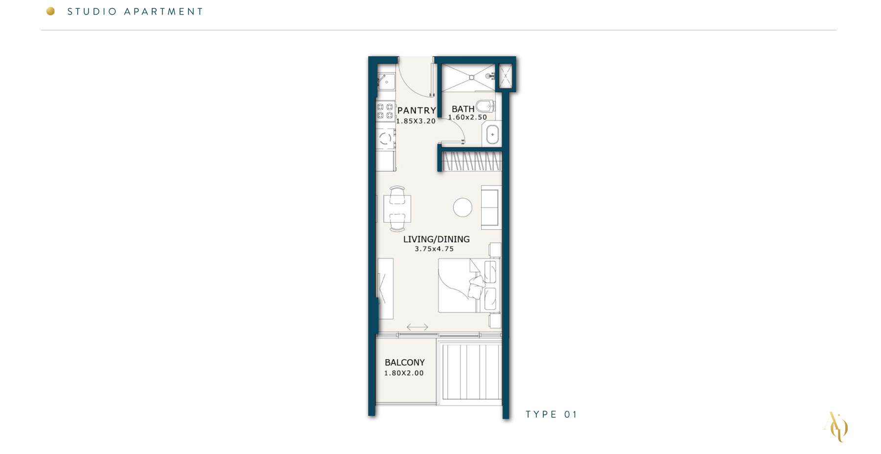 Enqlave at Al Furjan floor plan 1