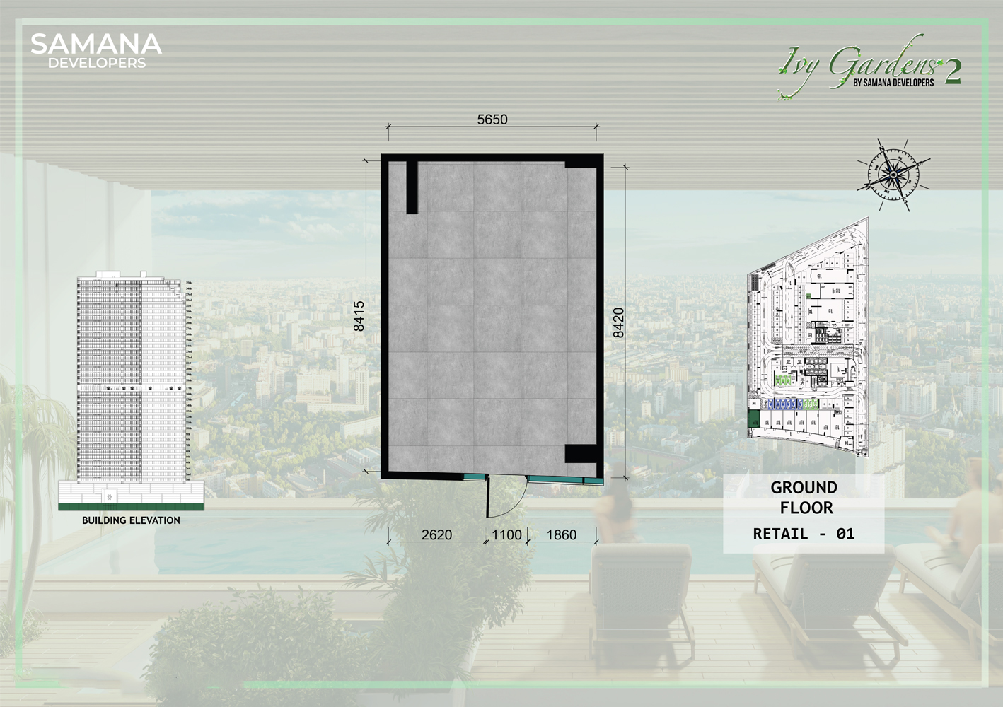 Samana IVY Gardens 2 floor plan 5
