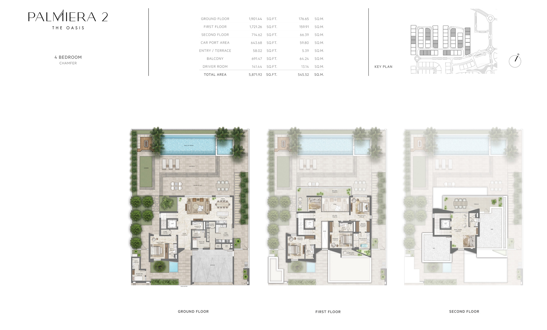Palmiera 2 at The Oasis floor plan 1