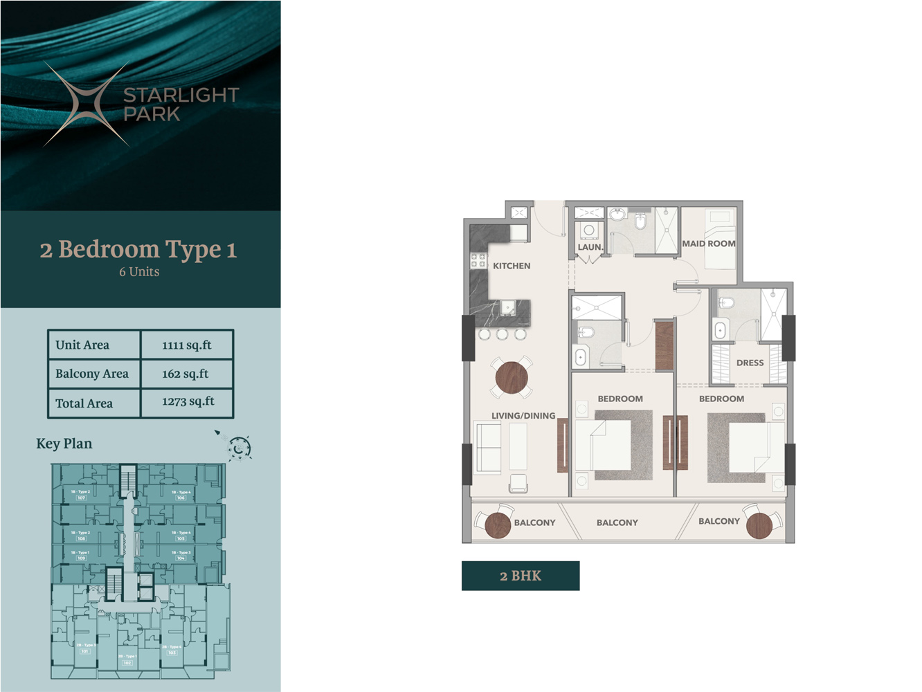 Starlight Park at Meydan floor plan 2