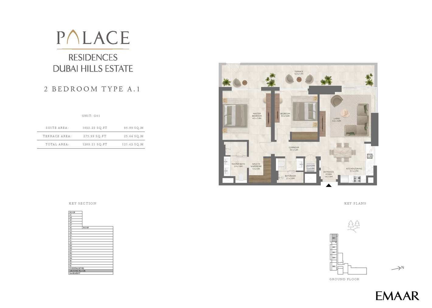 Palace Residences at Dubai Hills Estate floor plan 2