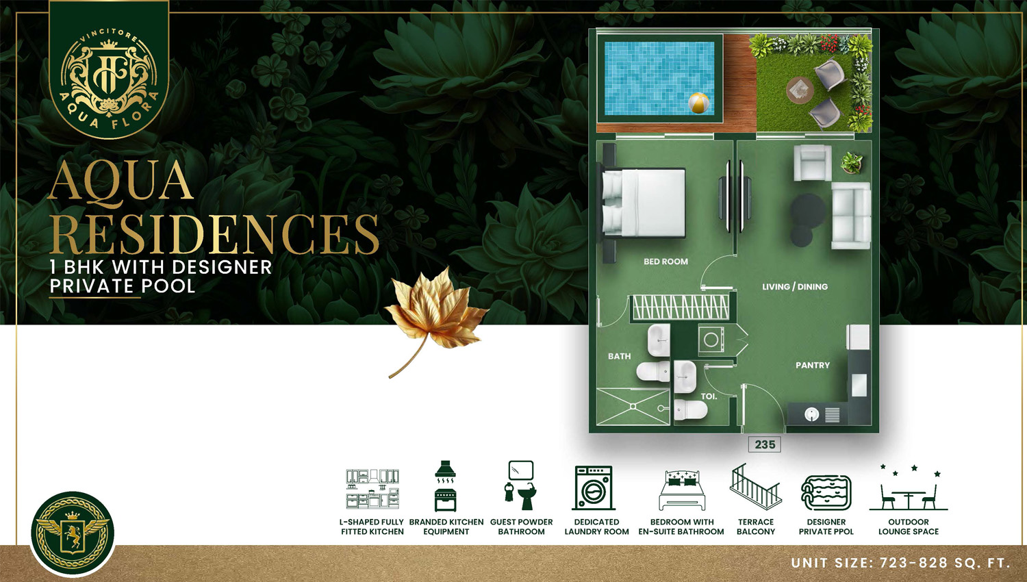 Vincitore Aqua Flora floor plan 2